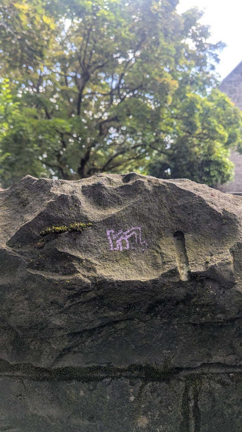 A prayer found on the stones
